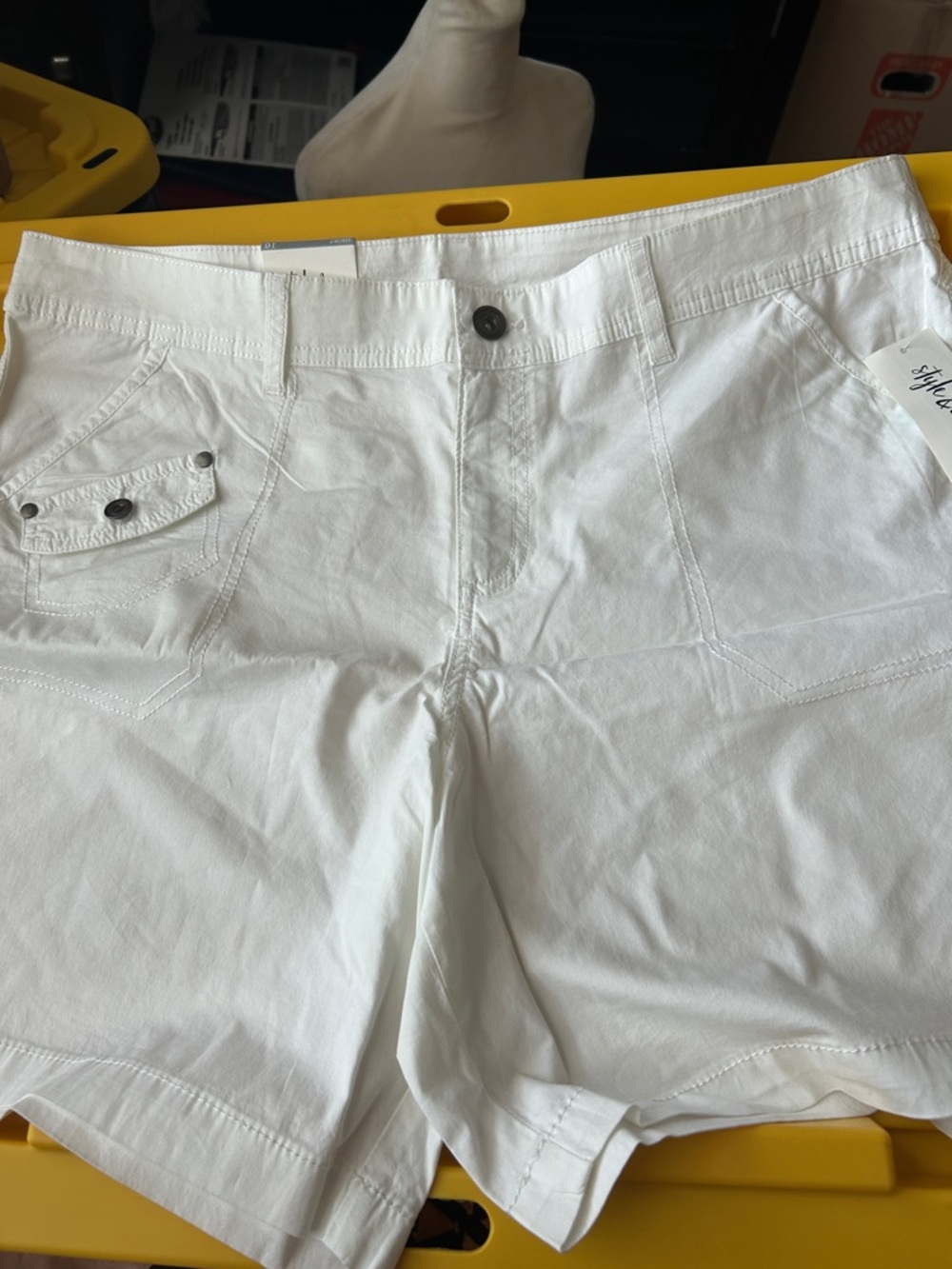 Style & Co. White High Waist Women’s Shorts